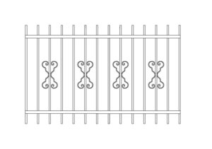 Sepistatud aiasektsioonid 06