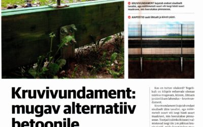 kruvivundament krinner paigaldamine terrassi kruvivai